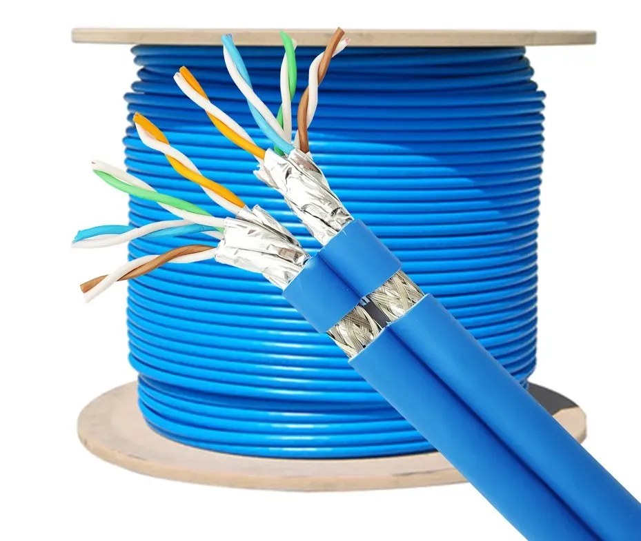 GigaBlue Cavo rete Cat.8 duplex 100m rame 40Gbps
