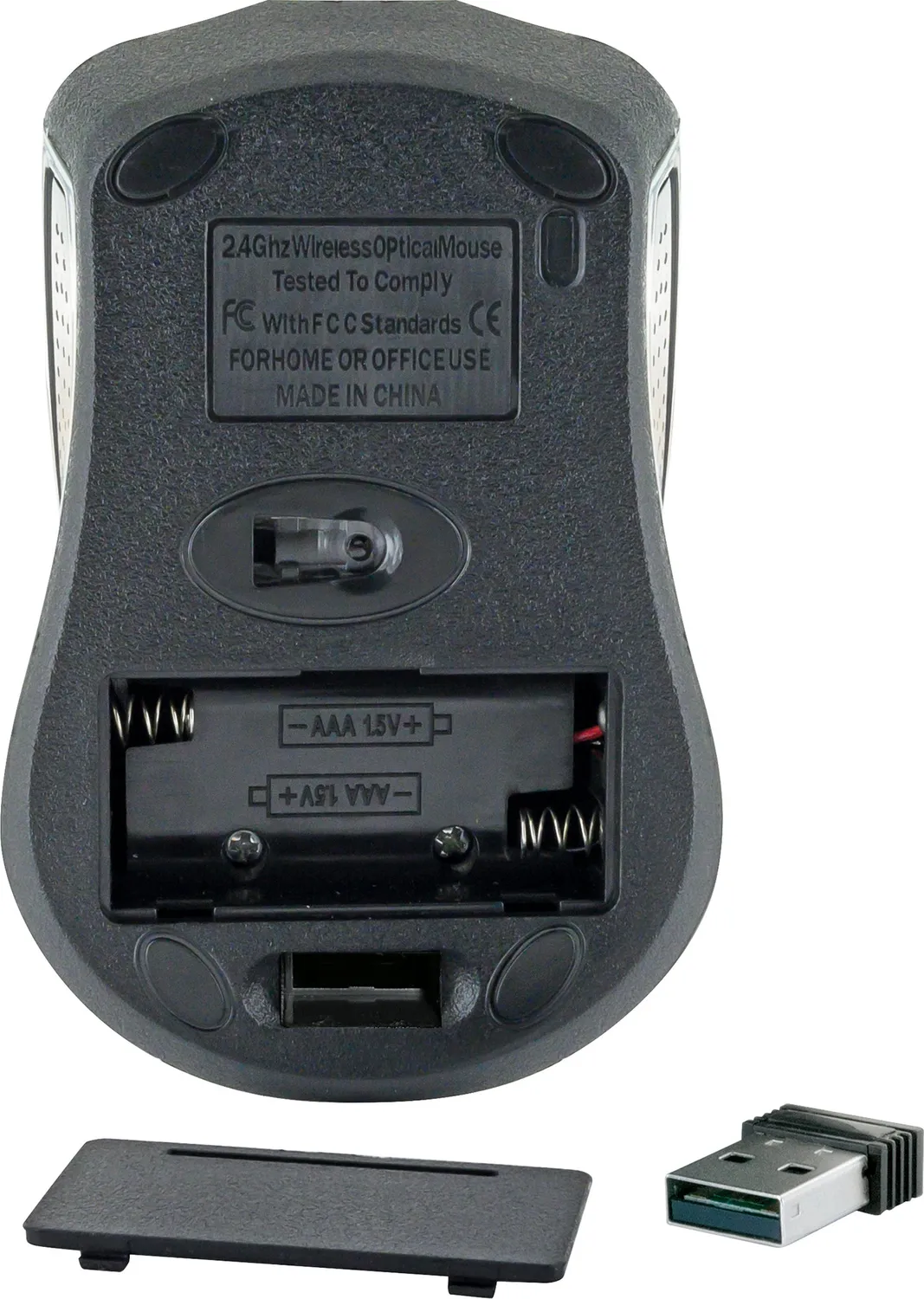 Schwaiger mouse wireless ottico 1200 dpi nero USB