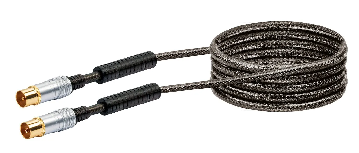 Schwaiger cavo antenna IEC 110 dB 1,5 m nero