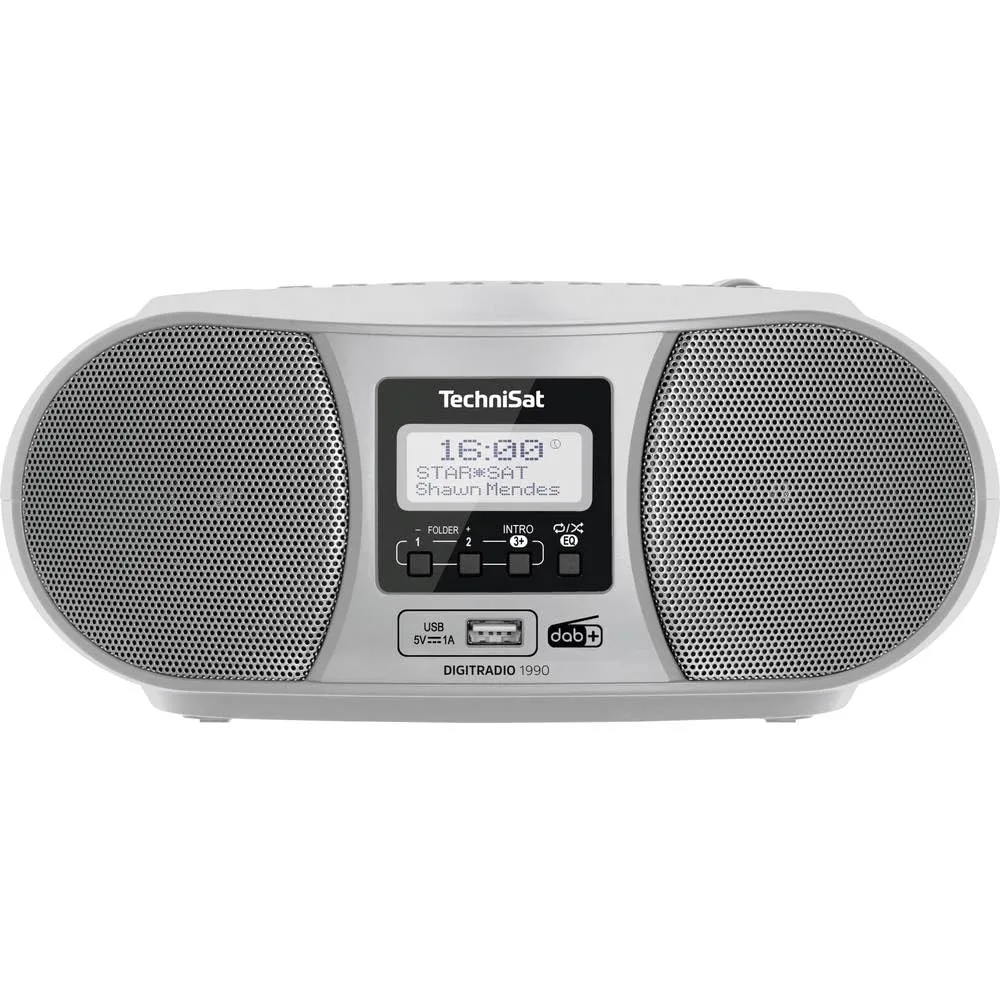 TechniSat DigitRadio 1990 Radio DAB+ Argento CD Bluetooth