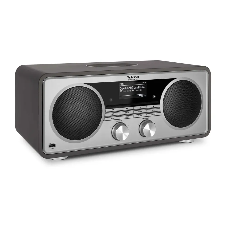 TechniSat DIGITRADIO 602 Radio Internet Argento con CD