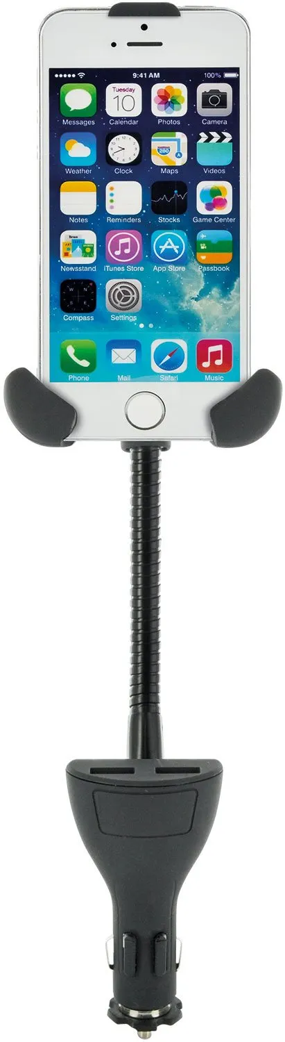 SCHWAIGER supporto smartphone auto USB collo d'oca