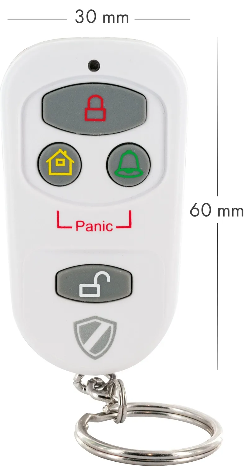 Schwaiger Green Guard telecomando radio antifurto bianco