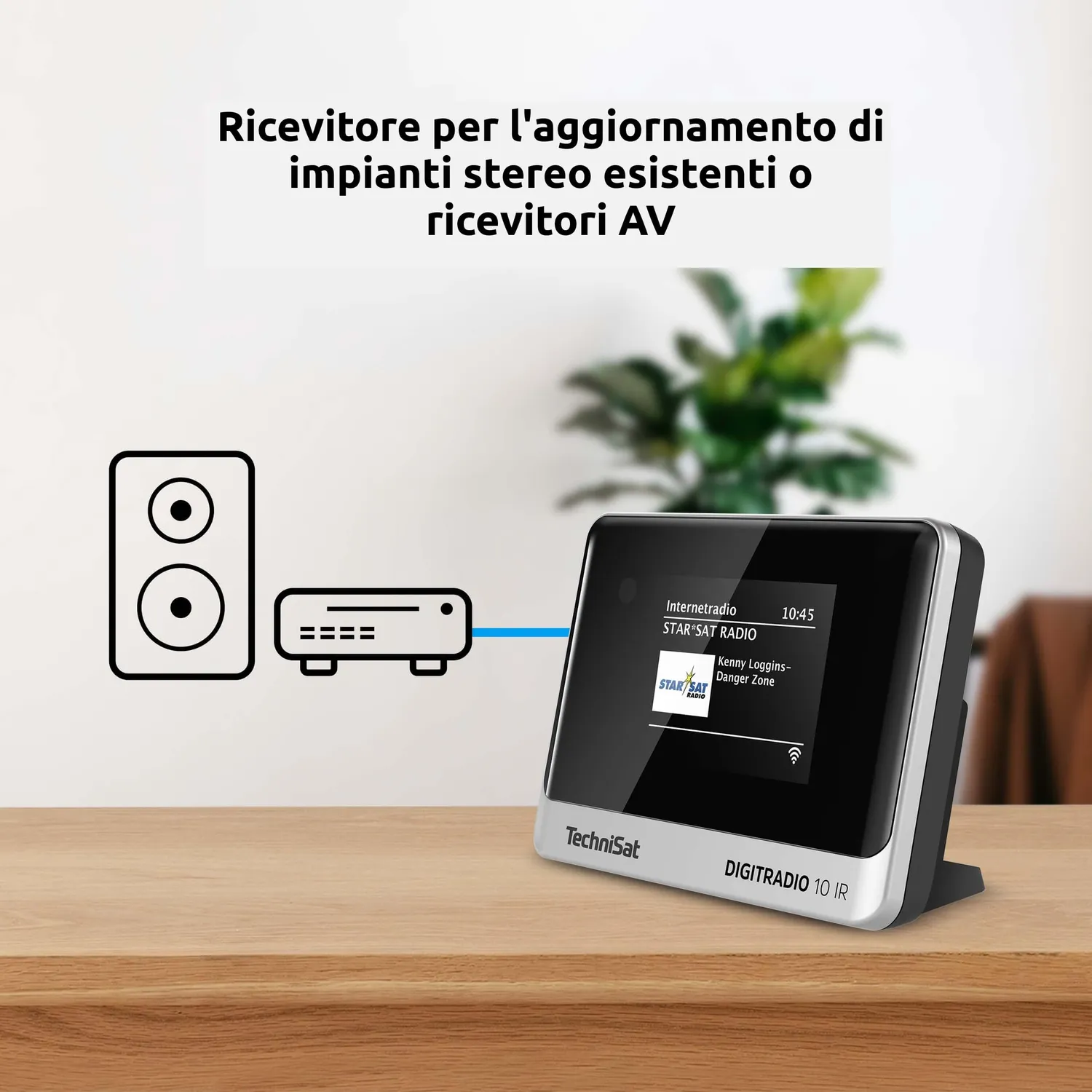 TechniSat DIGITRADIO 10 IR adattatore radio Internet Bluetooth