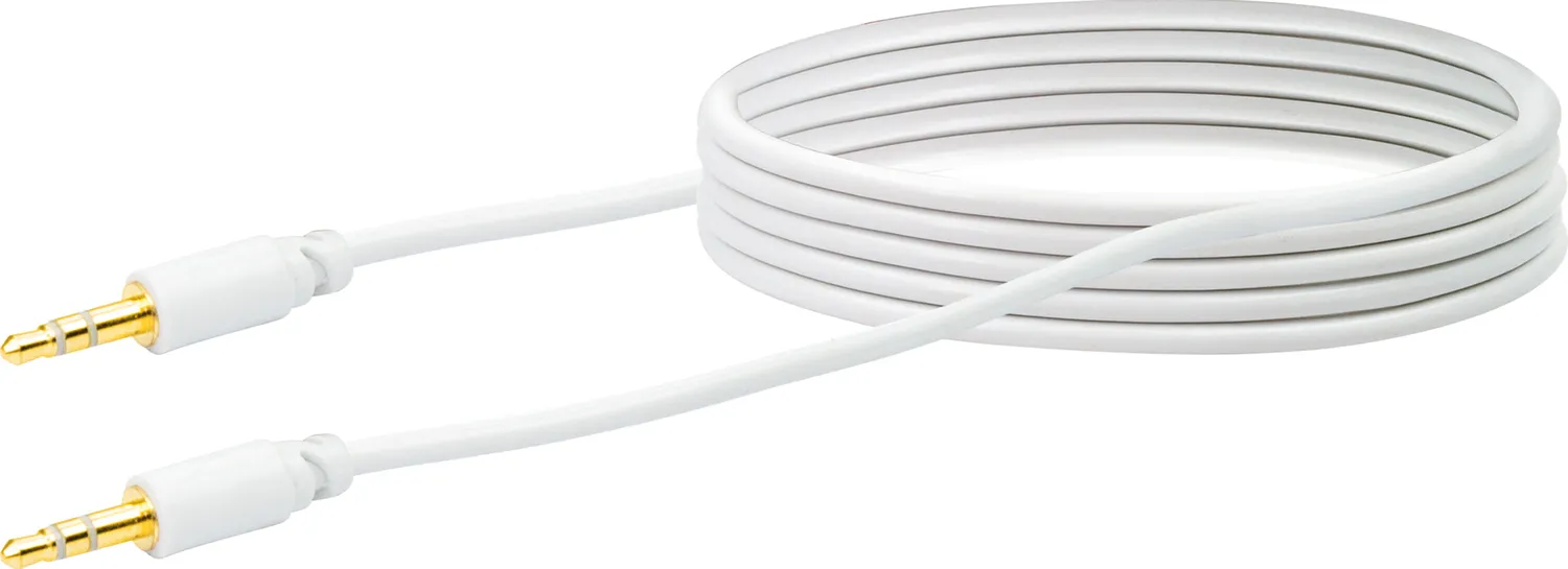 Schwaiger Cavo Audio Jack 3,5 mm 1,5 m Bianco Stereo