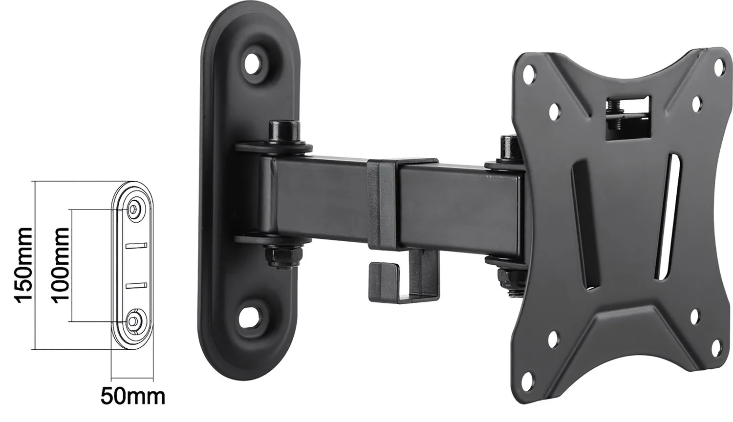Schwaiger Motion 2 supporto TV snodato 29" VESA 100 nero