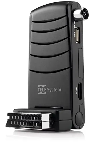 Telesystem TS6005 Decoder Digitale Terrestre HD DVB-T2 Nero