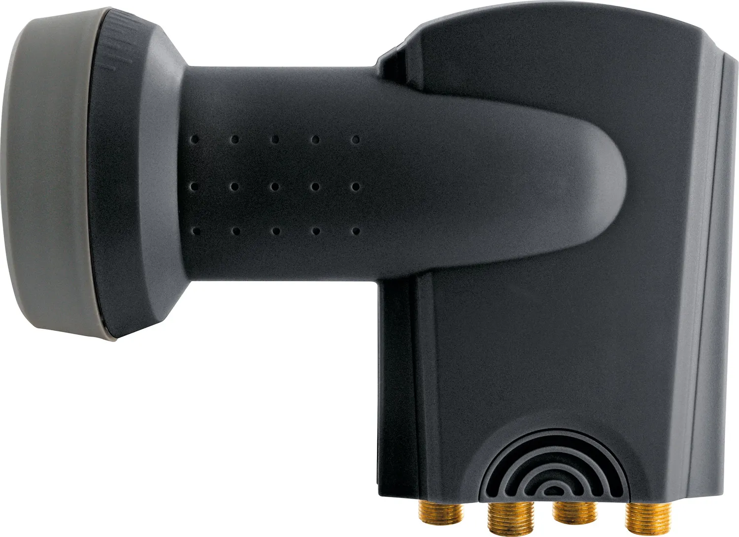 Schwaiger Antenna Satellitare Offset 75 cm Antracite + LNB Quad