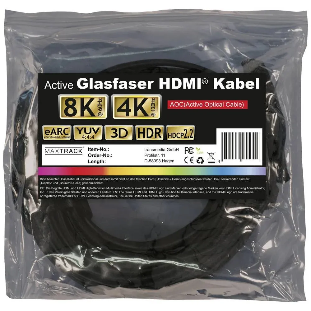 GigaBlue Cavo HDMI 2.1 8K 20 m Fibra Attivo