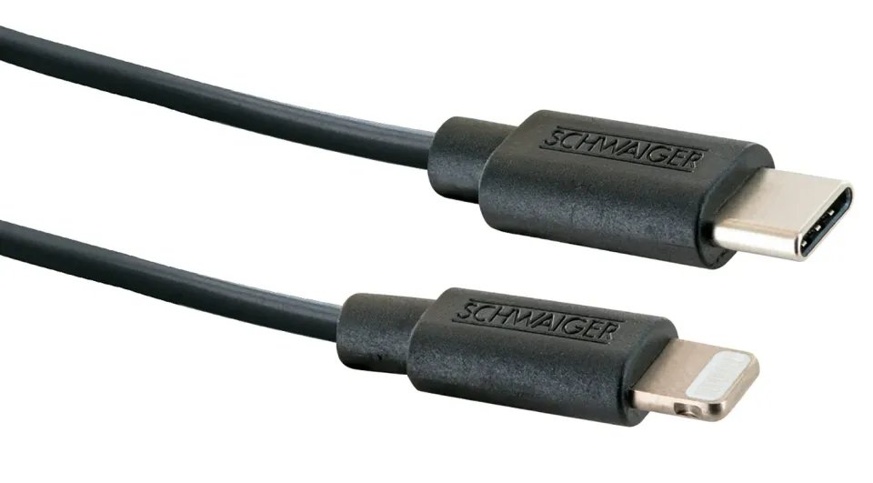 Schwaiger Cavo Lightning USB-C 0,5 m Nero 10 Gbit
