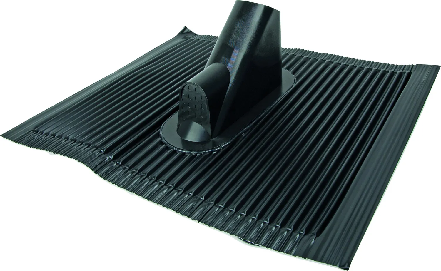 Schwaiger cuffia tetto alluminio palo 60 mm nera