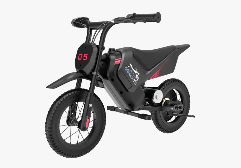 GigaBlue GigaCross Moto Elettrica Bambini 12" 150W Nera