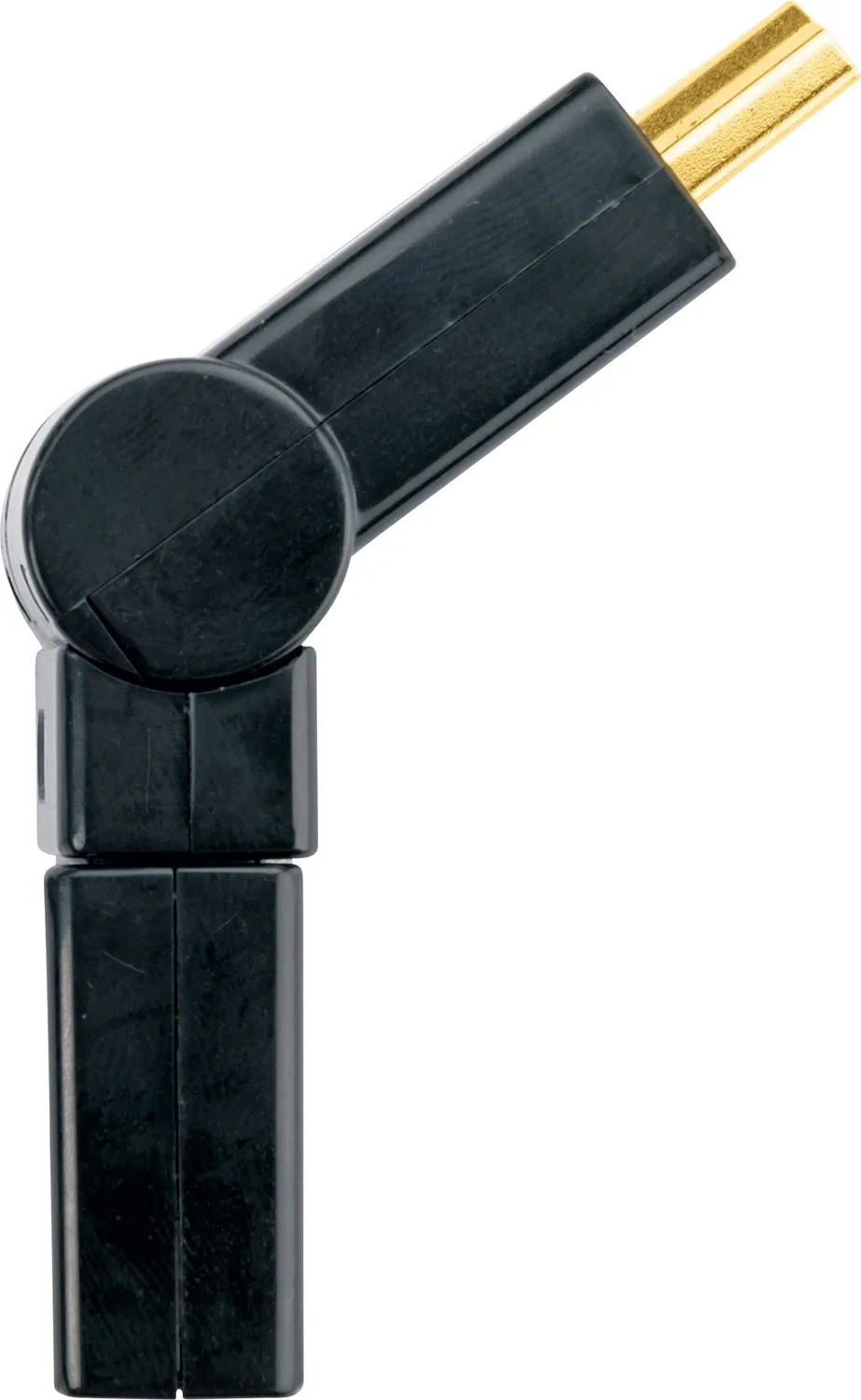SCHWAIGER Adattatore HDMI 360° Girevole Nero Oro