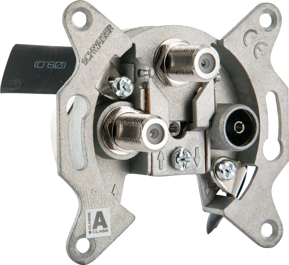 Schwaiger Presa Antenna SAT Twin 2 dB Argento