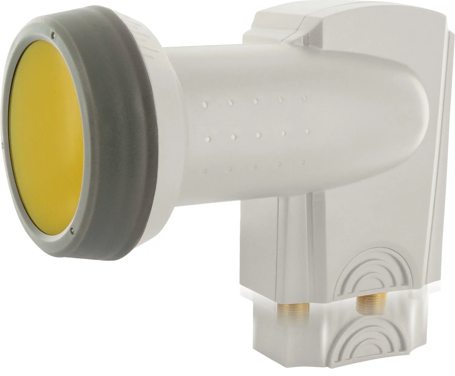 Schwaiger Sun Protect LNB Twin 2 Utenze Grigio Chiaro