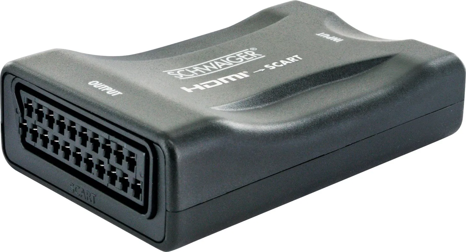 Schwaiger Convertitore HDMI a Scart con Alimentatore