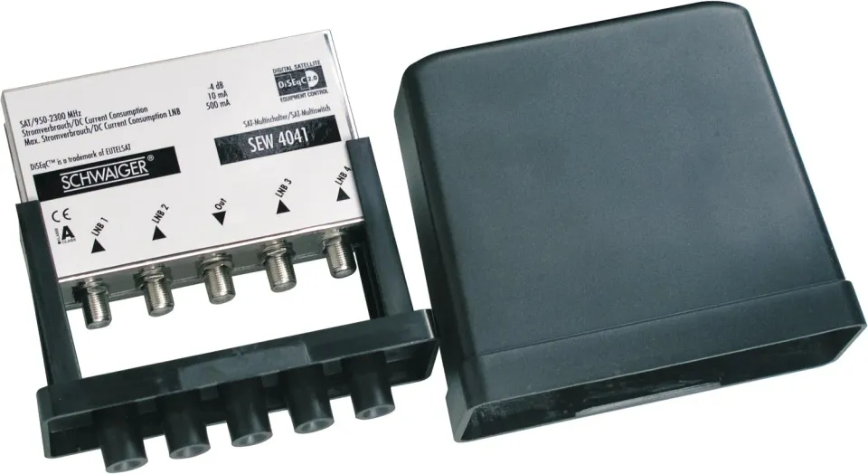 Schwaiger Commutatore DiSEqC 2.0 Switch 4x1 SAT