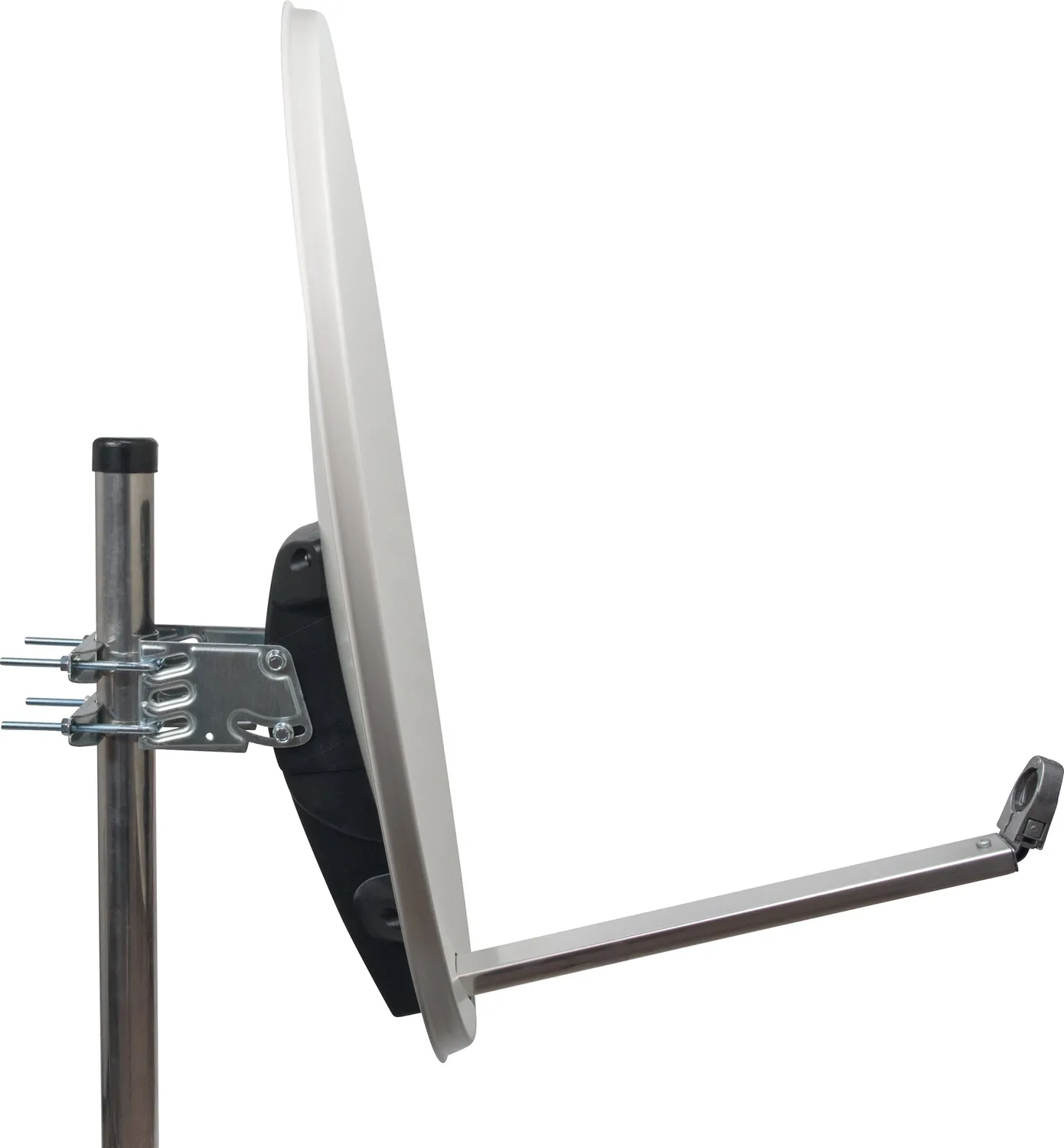 Schwaiger antenna satellitare offset alluminio 75 cm grigio chiaro