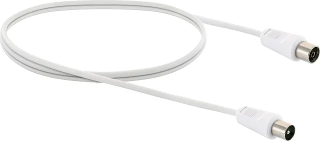 Schwaiger Cavo Antenna TV 1,5 m Bianco Classe A+