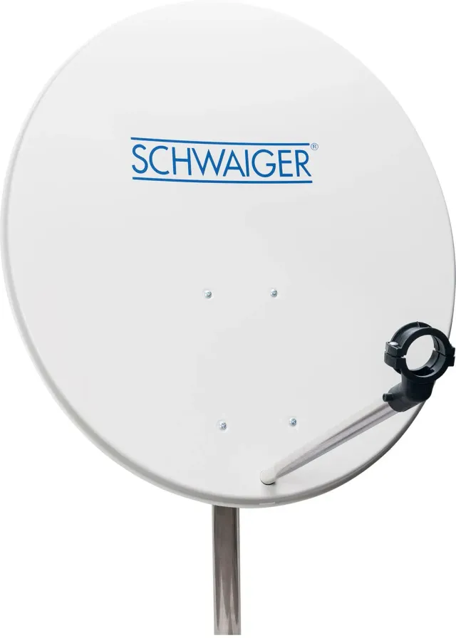 Schwaiger Antenna Parabolica Offset Acciaio 72 cm Grigia