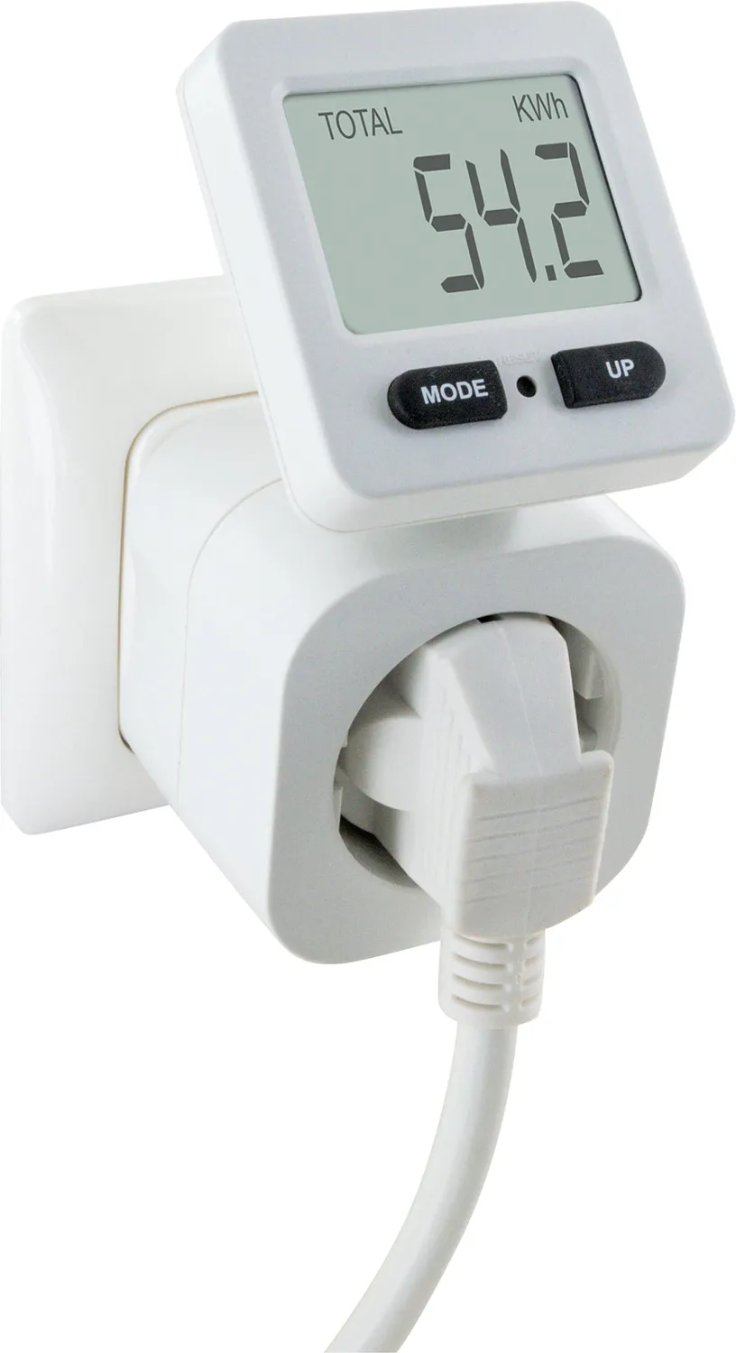 Schwaiger Misuratore Energia da Presa Display Girevole 3680W