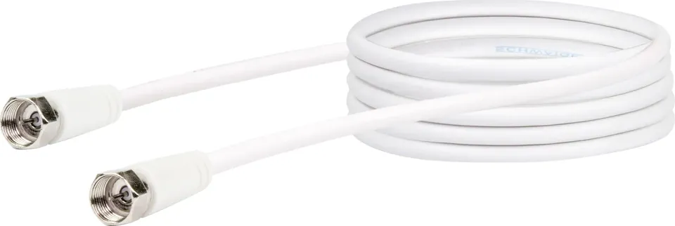 Schwaiger Cavo SAT 75 dB F-F 1,5 m Bianco