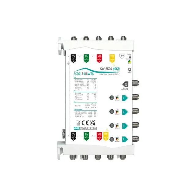 Fracarro SWI8504 multiswitch dSCR UK 4 uscite