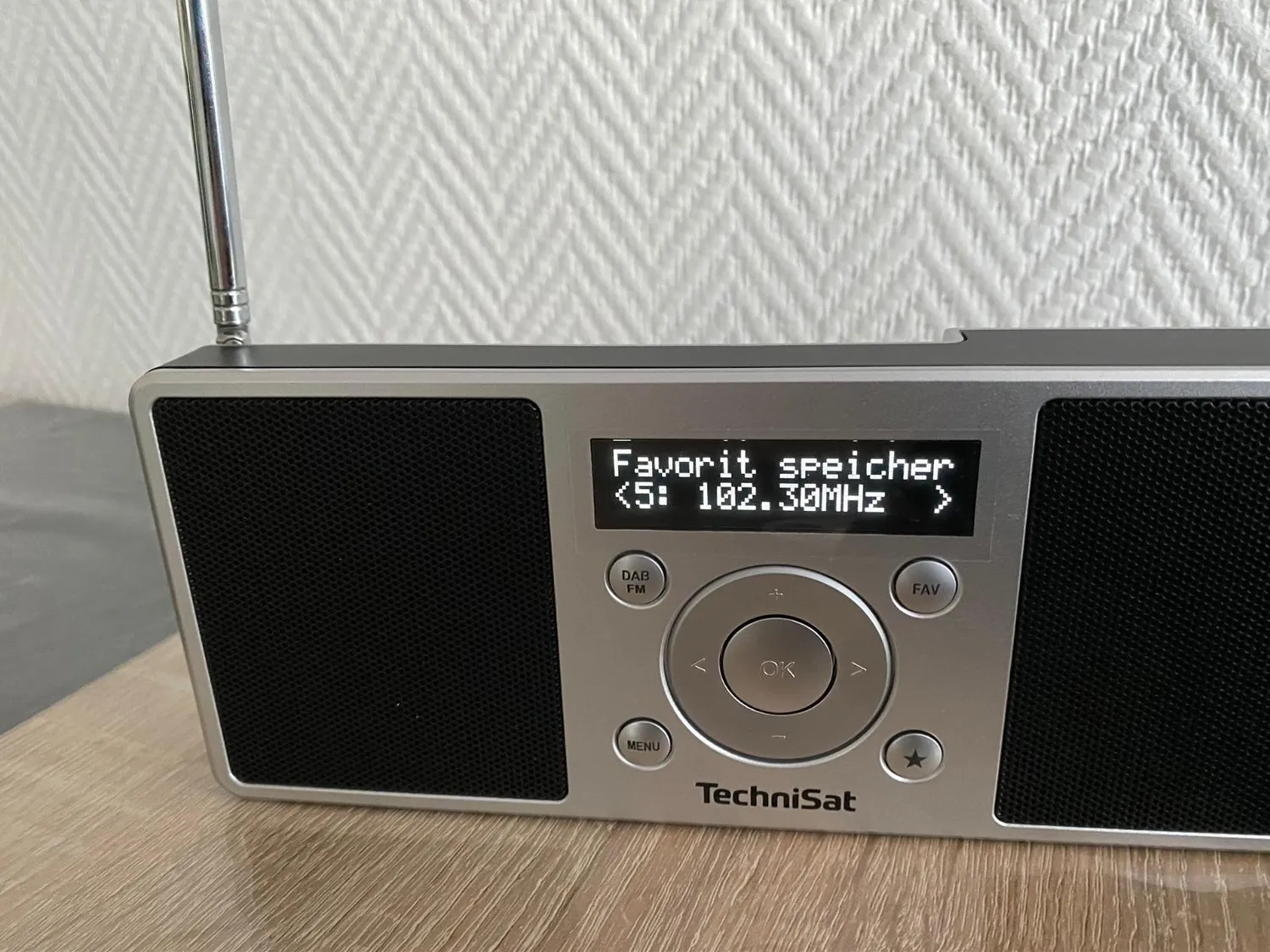 TechniSat DIGITRADIO 1 S radio DAB portatile argento