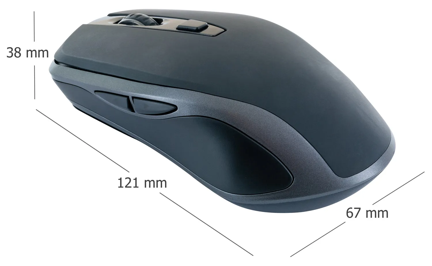 Schwaiger Set Mouse Wireless + Tappetino Mouse Qi Nero