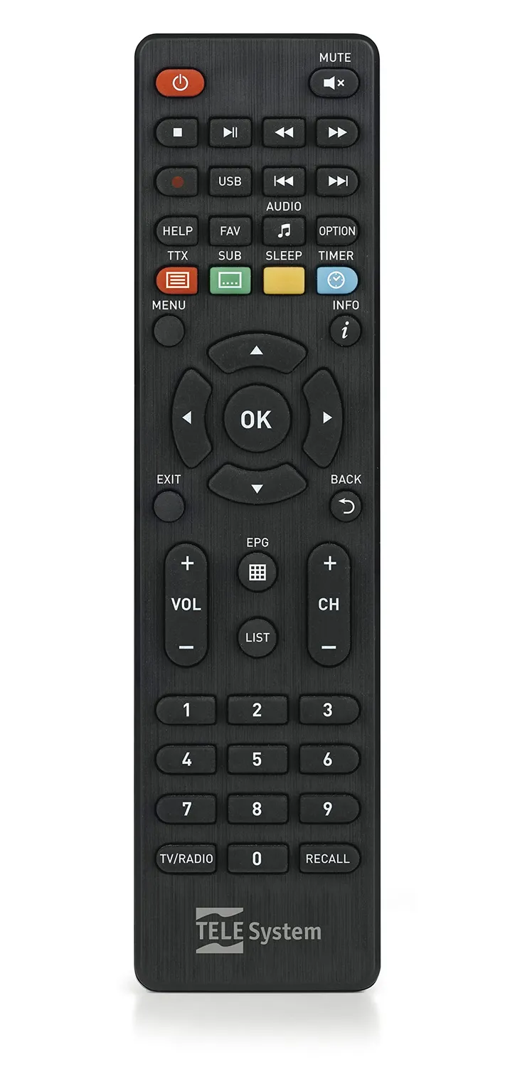 TELE System telecomando originale per TS6105 T2HEVC
