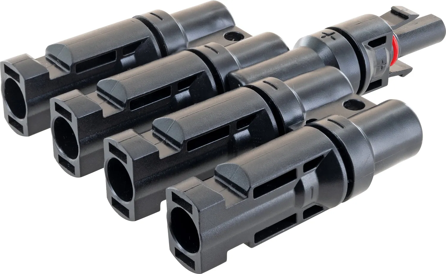 Schwaiger Adattatore Solare 4in1 IP67 Nero 2 Pezzi