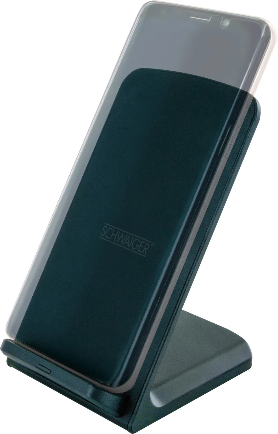 Schwaiger Stazione Ricarica Qi 10W Bianca USB-C