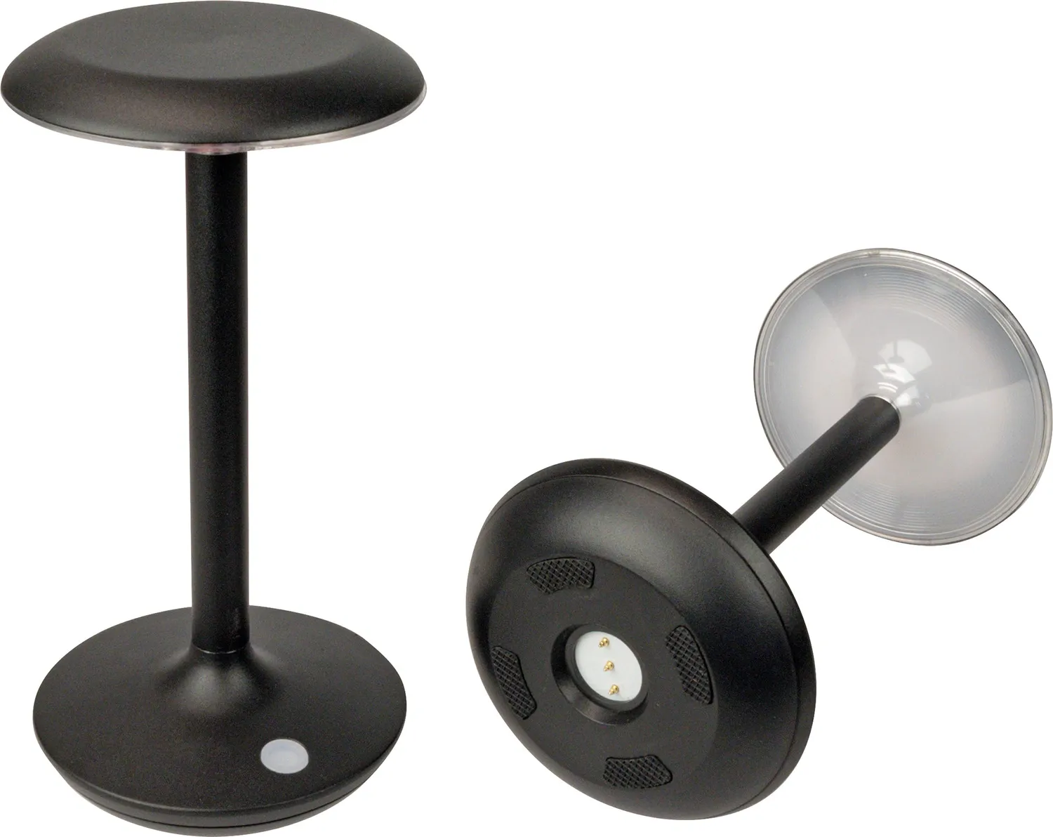 Schwaiger lampade tavolo LED set 3 pz con base ricarica 180 lm