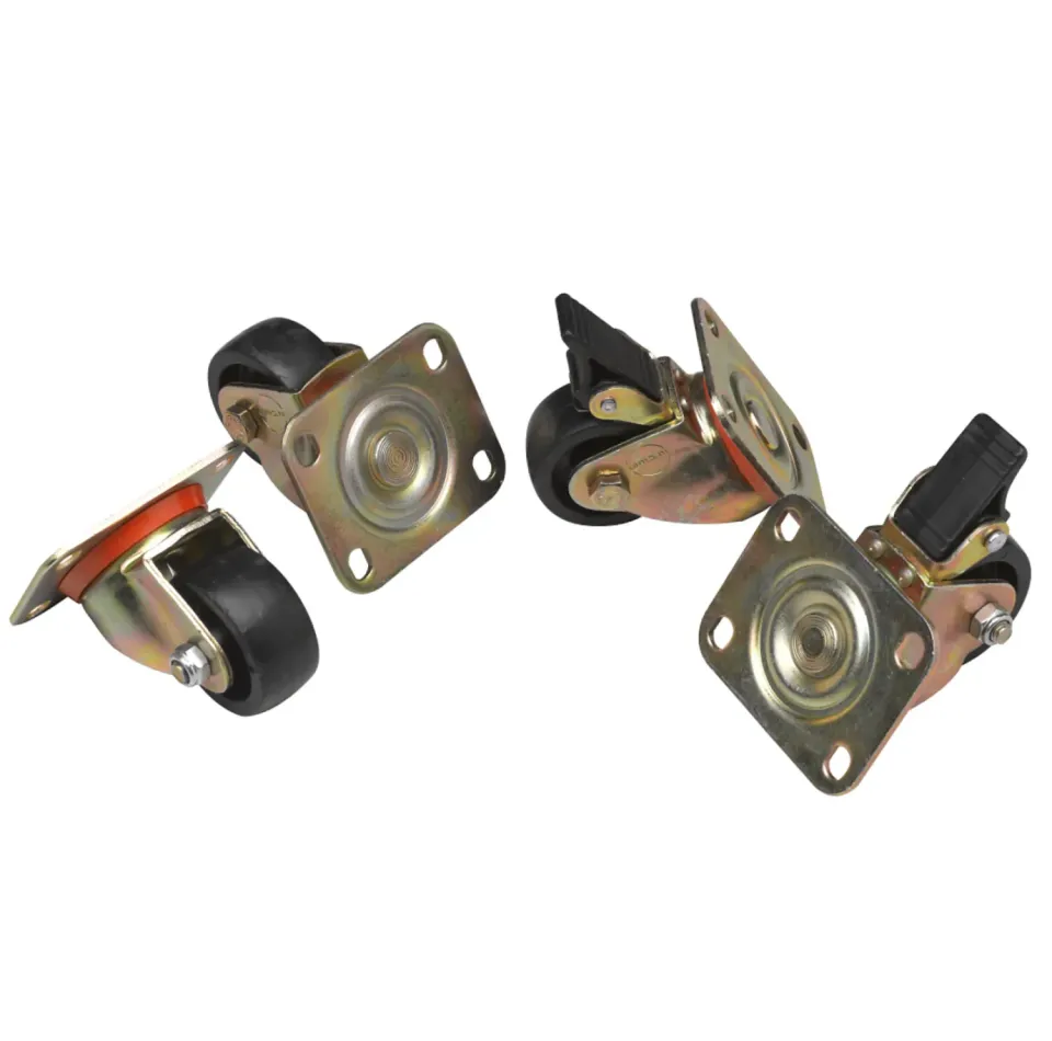 Fracarro RKP Kit Ruote Armadio Rack 4 Ruote con Freni