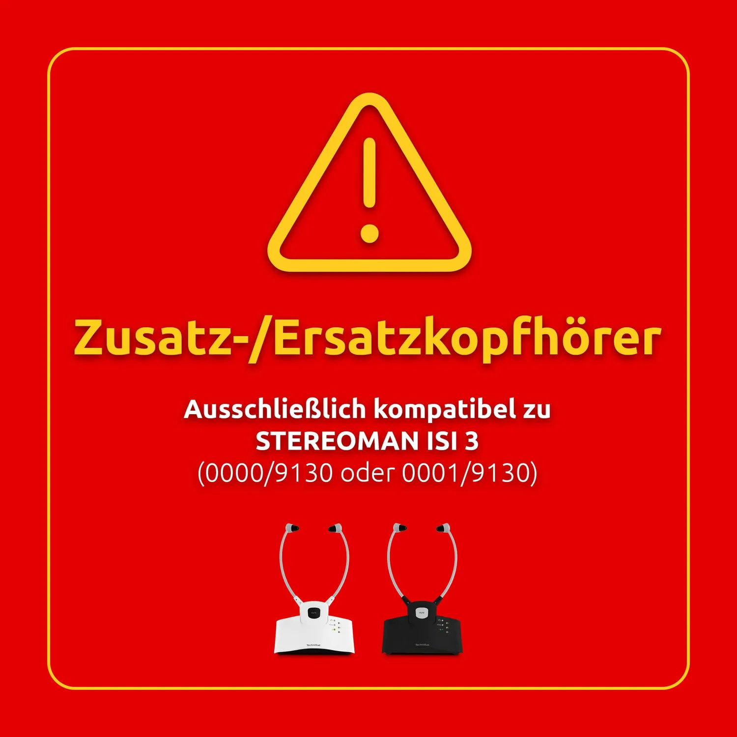 TechniSat StereoMan ISI 3 Cuffie Aggiuntive bianche