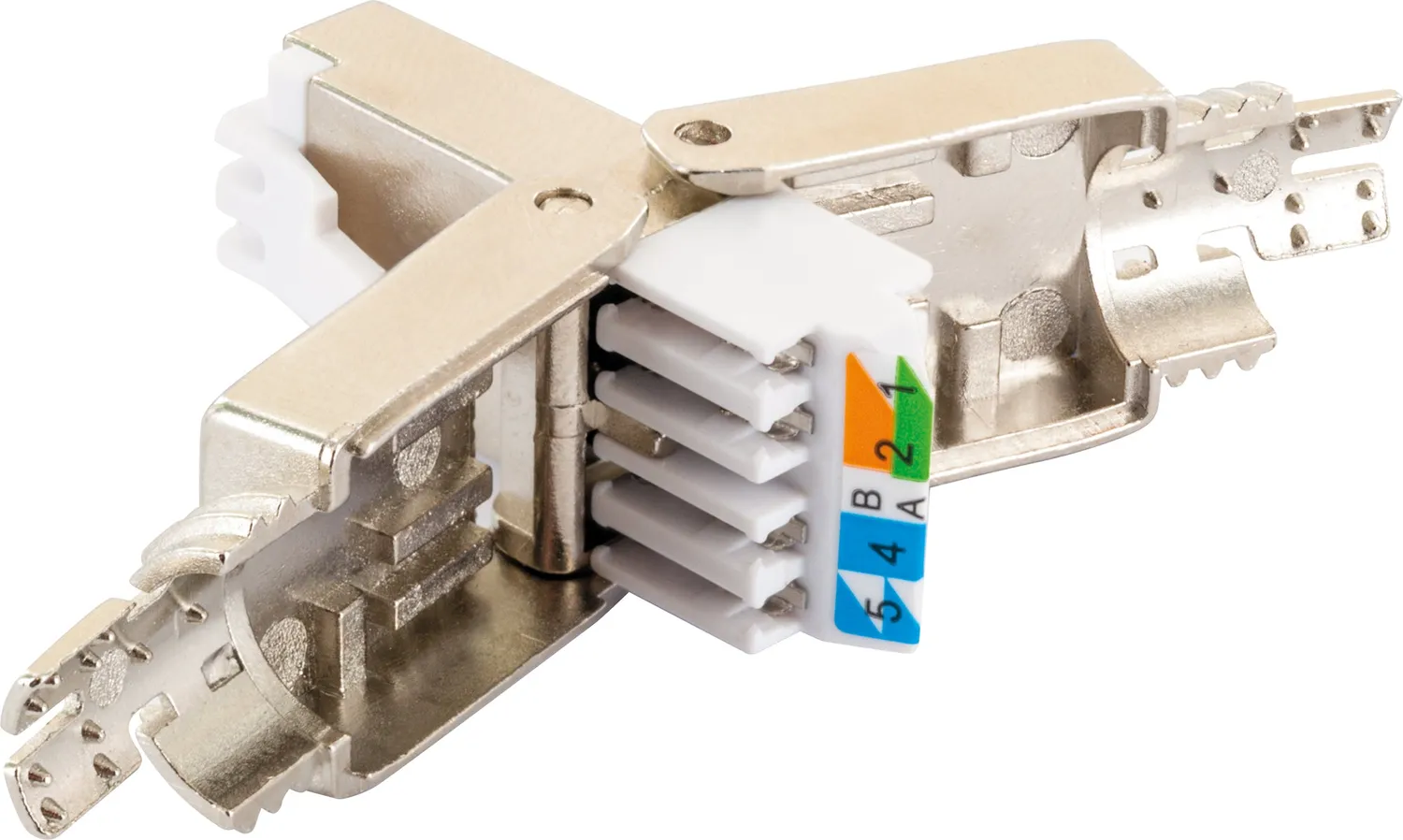 Schwaiger Connettore Rete RJ45 Cat 8.1 Schermato da Campo