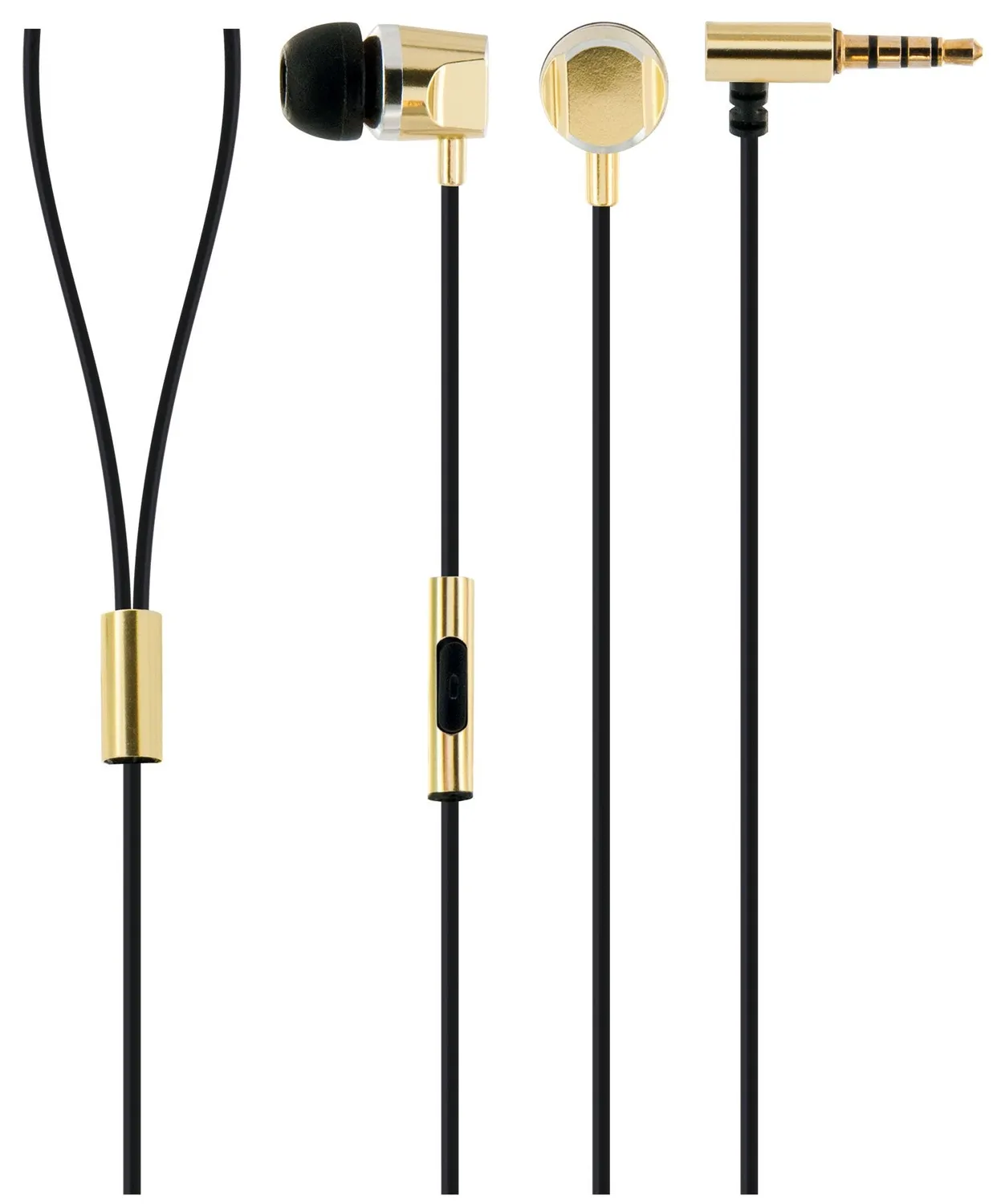 Schwaiger cuffie in-ear jack 3,5 mm microfono metallo