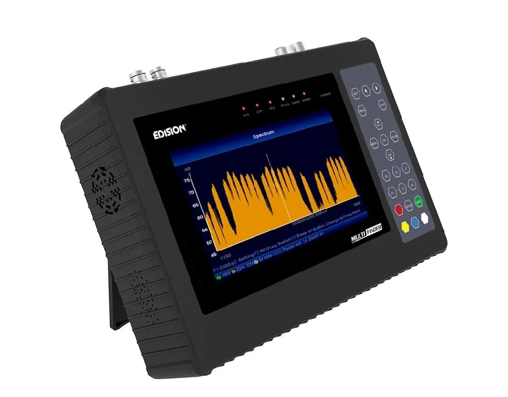 Edision Multi-Finder misuratore segnale SAT DTT cavo 7"