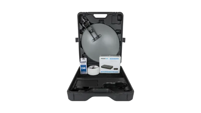 Megasat Campingkoffer HD Kit Parabola Valigetta Campeggio