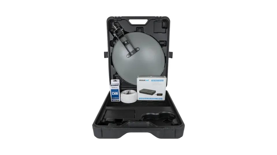 Megasat Campingkoffer HD Kit Parabola Valigetta Campeggio