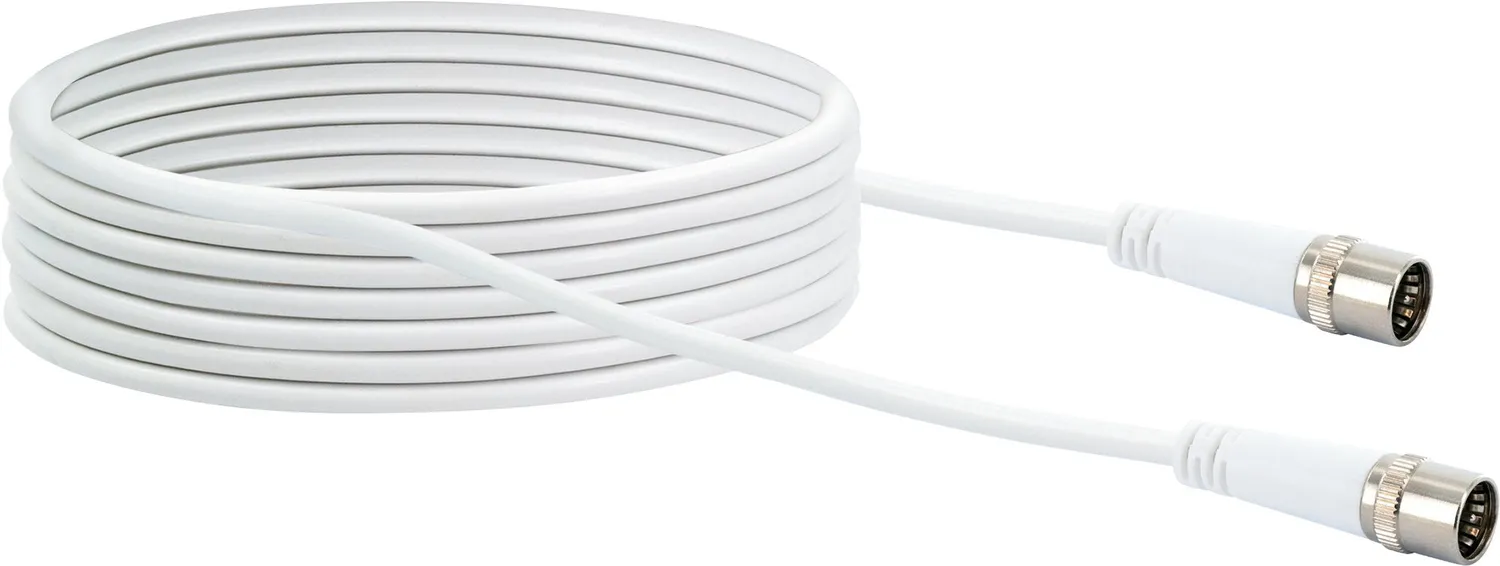 Schwaiger Cavo Modem F-Quick Coassiale 1,5 m Bianco