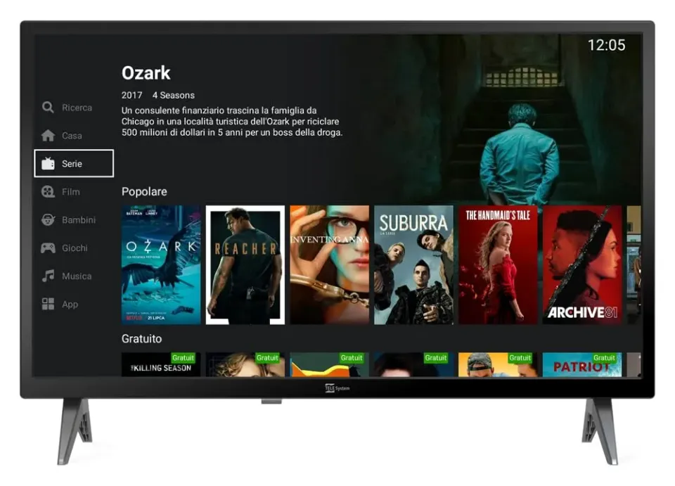 TELE System Smart24 LS2 A11 Smart TV 24" Android