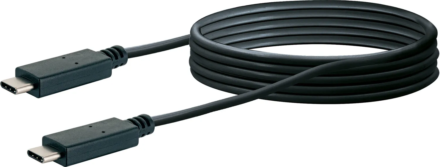 Schwaiger USB 3.2 cavo USB-C 2m nero 20 Gbps