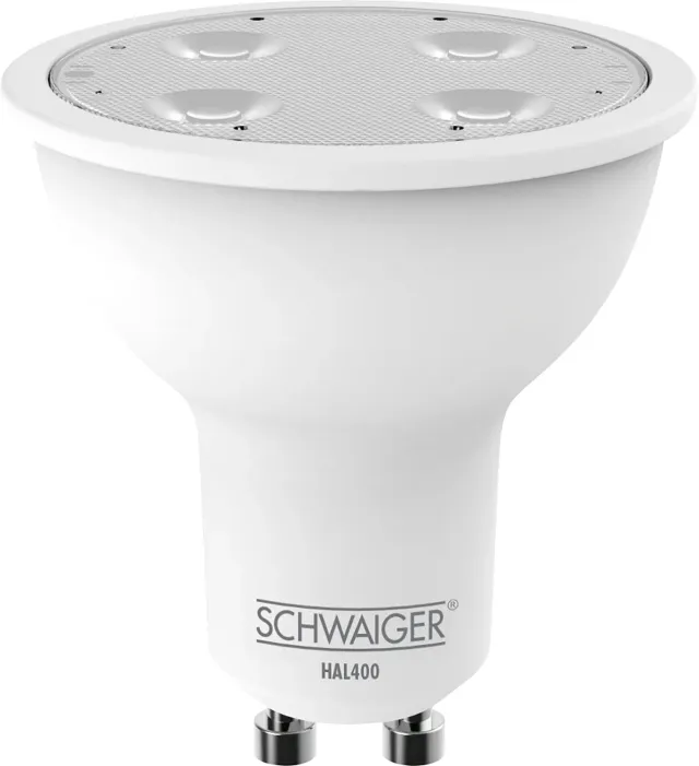 Schwaiger Lampadina Smart LED GU10 4,8W Bianco Caldo