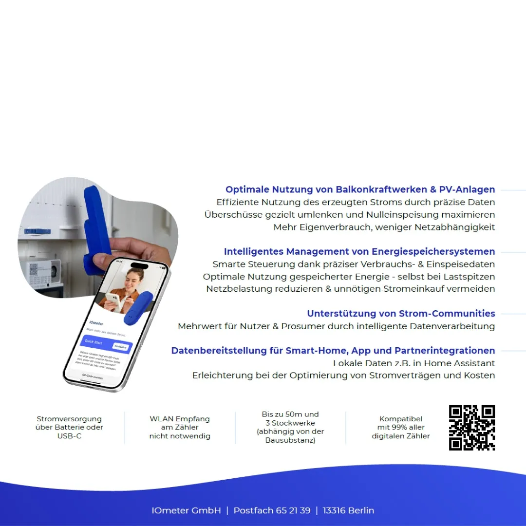 Schwaiger IOmeter Contatore intelligente energia plug play