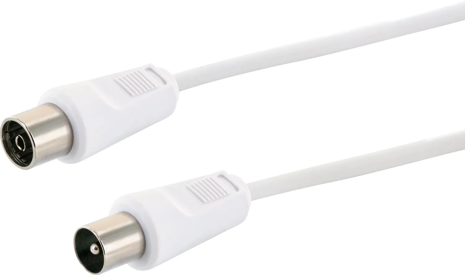 Schwaiger Cavo TV Antenna IEC 10 m Bianco Schermato Classe A+