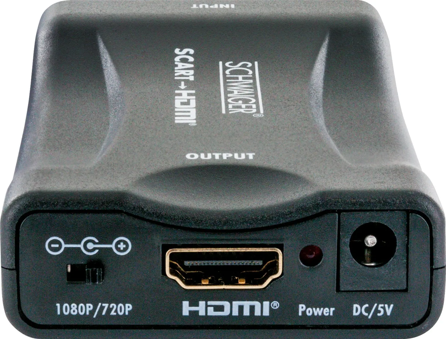 Schwaiger Convertitore SCART-HDMI Full HD 1080p nero