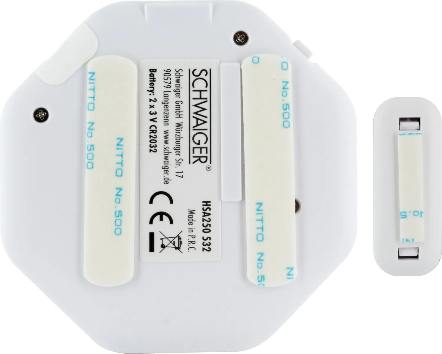 SCHWAIGER allarme rottura vetri 95 dB bianco