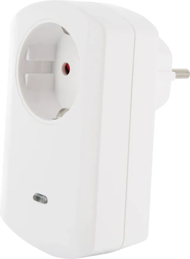Schwaiger presa adattatore dimmerabile Z-Wave tipo F bianca
