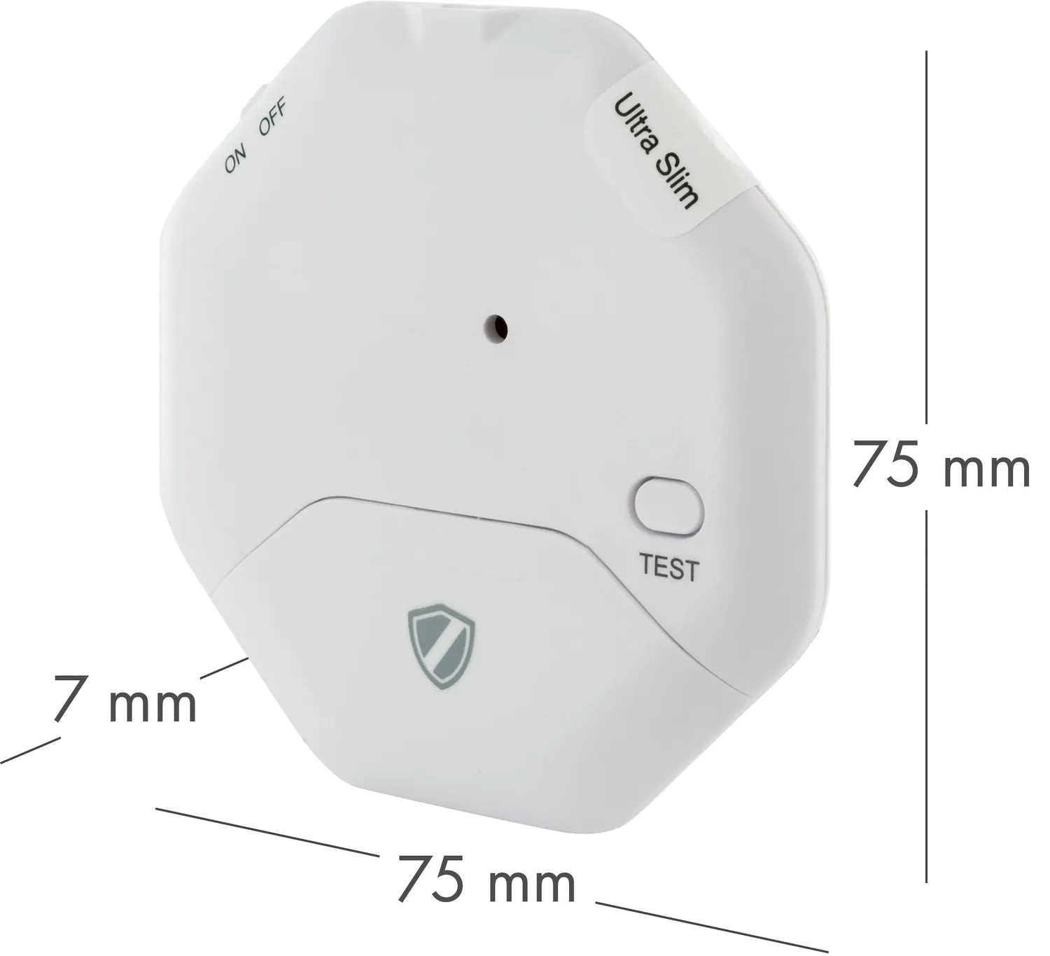 SCHWAIGER allarme rottura vetri 95 dB bianco